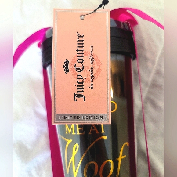 🐾 Juicy Couture Travel Mug & Notepad Set Limited Edition Travel Cup Gift Set - Picture 4 of 5